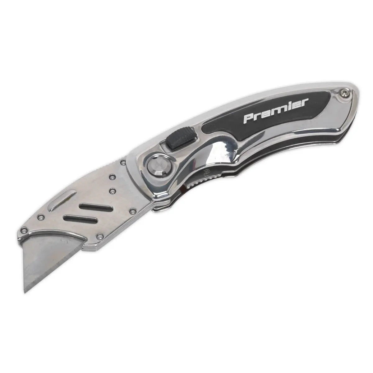 Sealey Premier Locking Pocket Knife with Quick Change Blade 