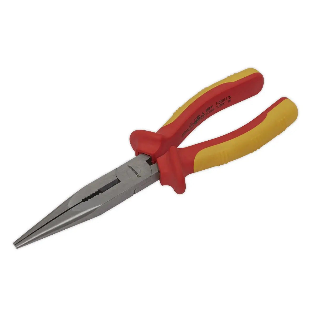 Sealey Premier Long Nose Pliers 200mm VDE Approved 