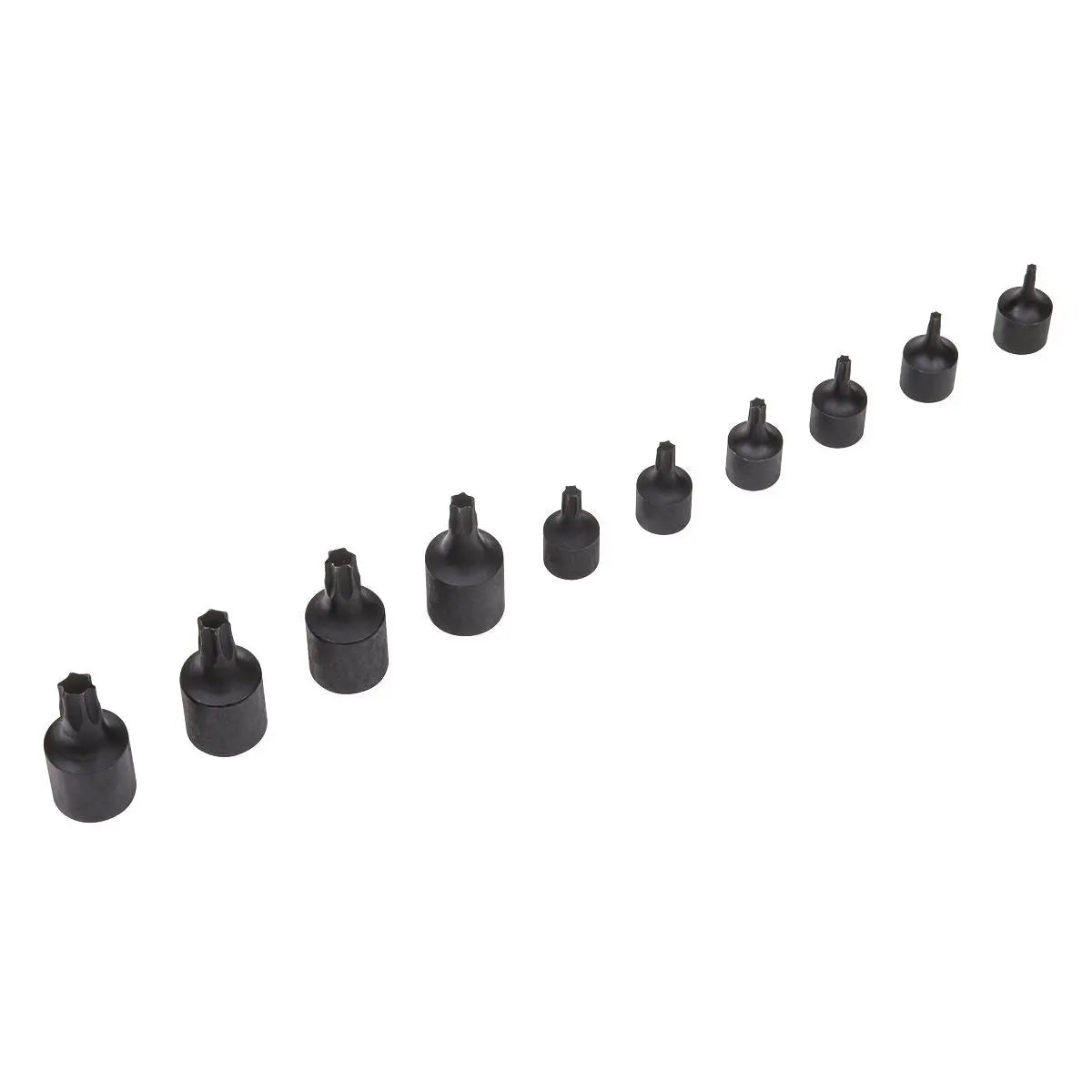 Sealey Premier Low Profile TRX-Star* Impact Socket Bit Set 1/4" & 3/8" Sq Drive 10pc 