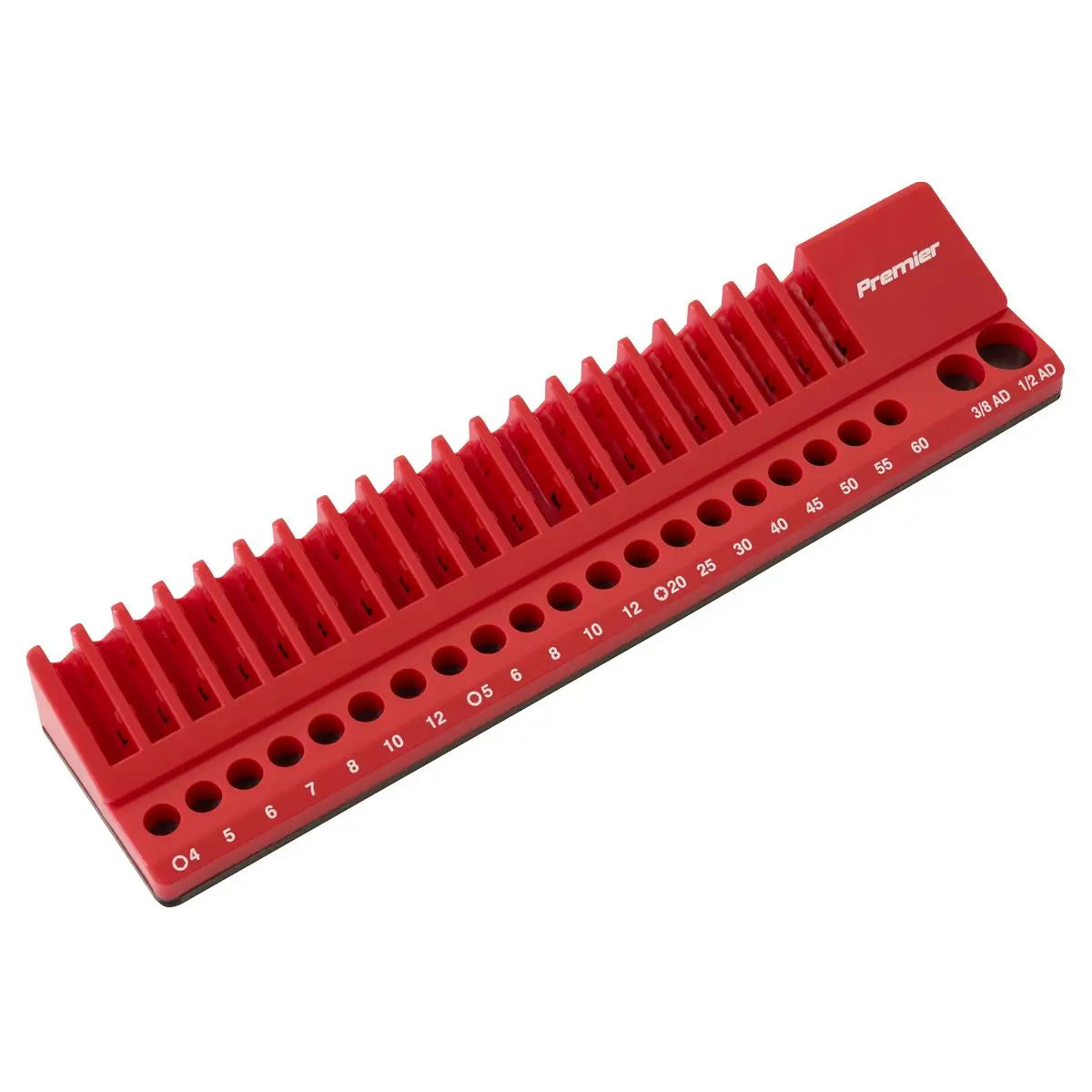 Sealey Premier Magnetic Bit Holder Tray 42 Bit Capacity for 10mm Hex Drive Bits 