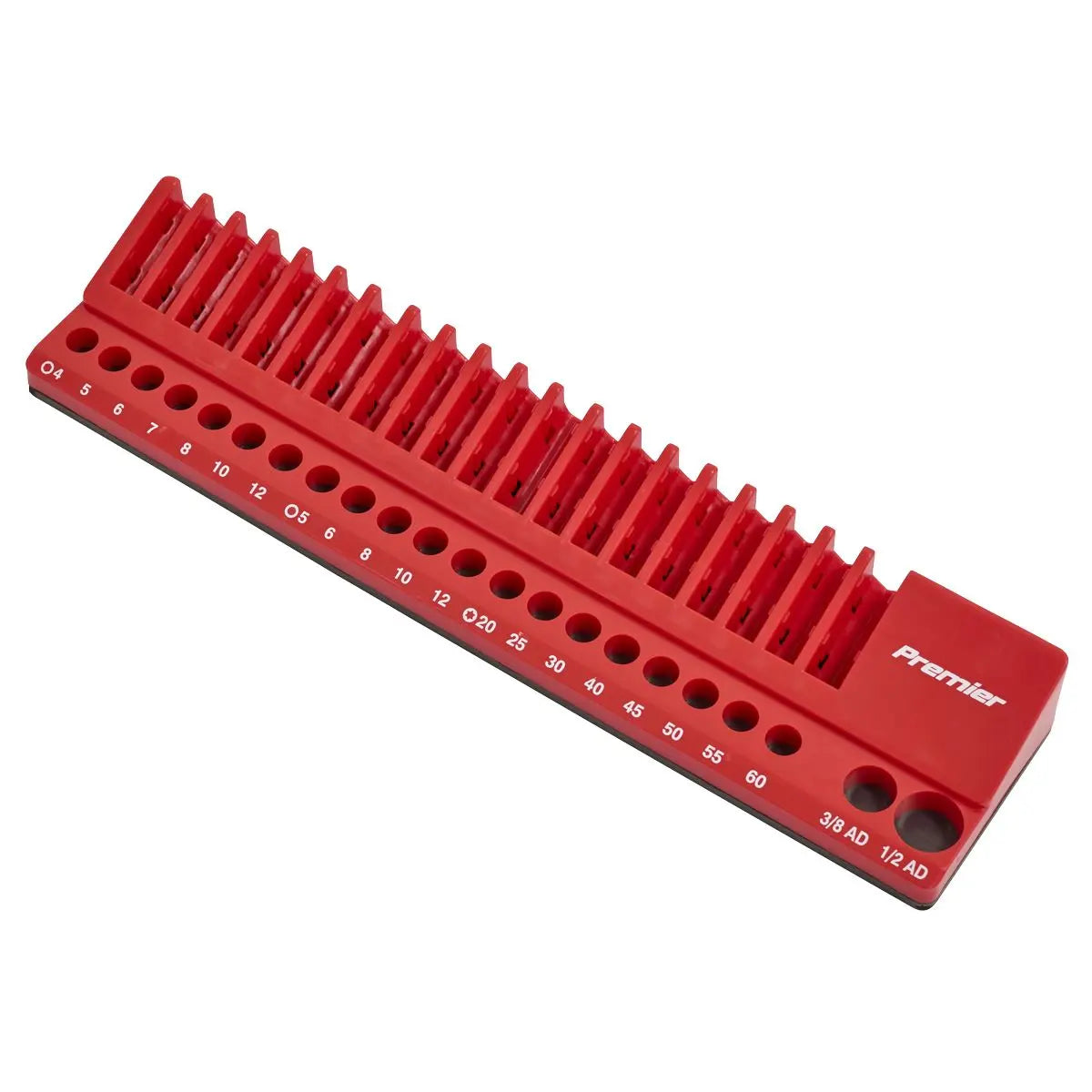 Sealey Premier Magnetic Bit Holder Tray 42 Bit Capacity for 10mm Hex Drive Bits 