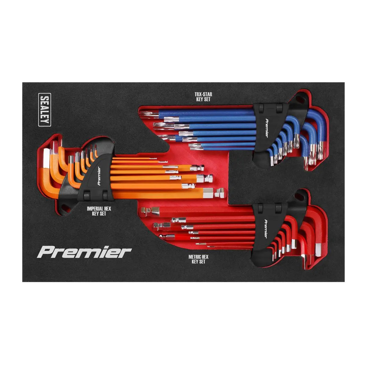 Sealey Premier Master Hex Key Set 27pc 