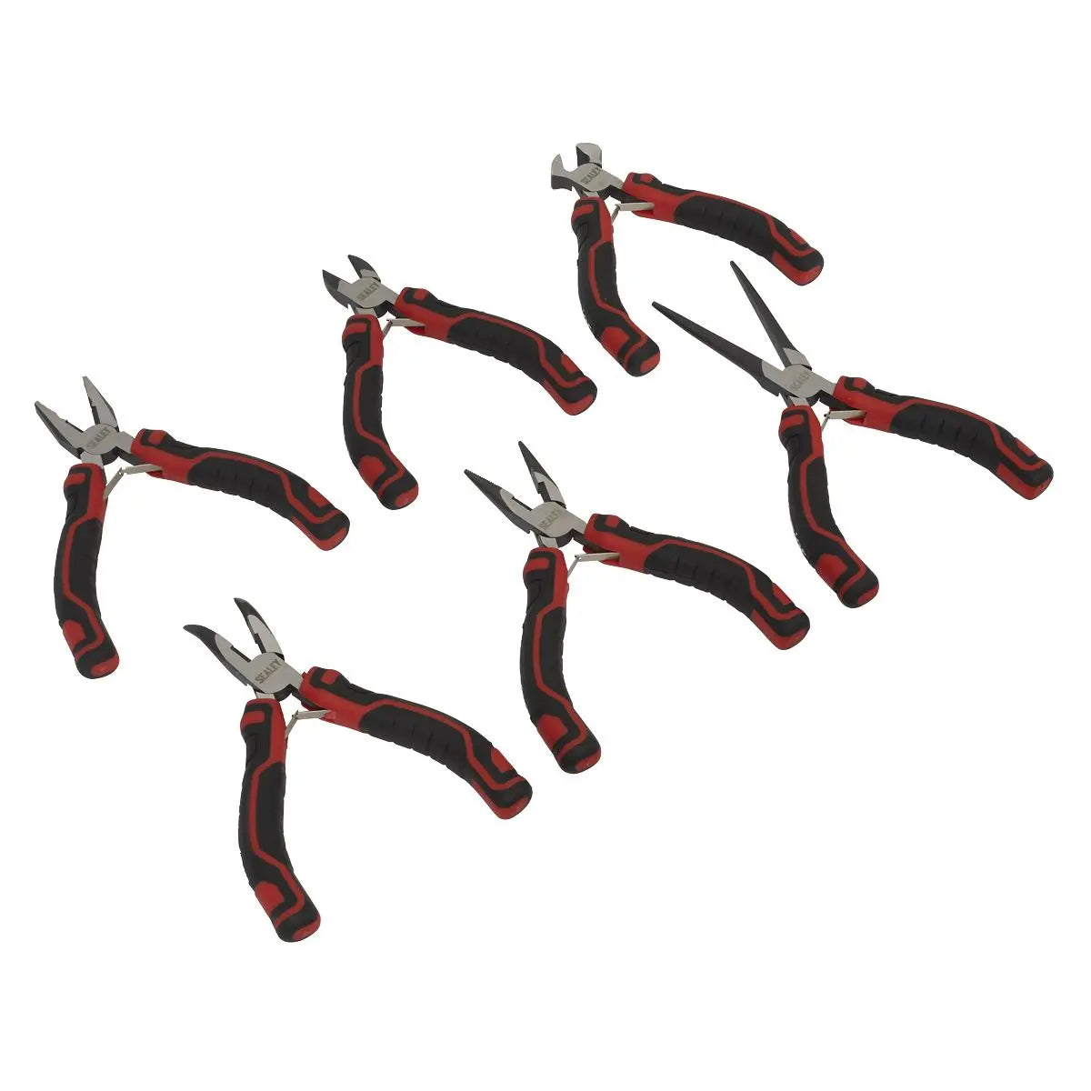 Sealey Premier Mini Pliers Set 6pc  White Rose Tools