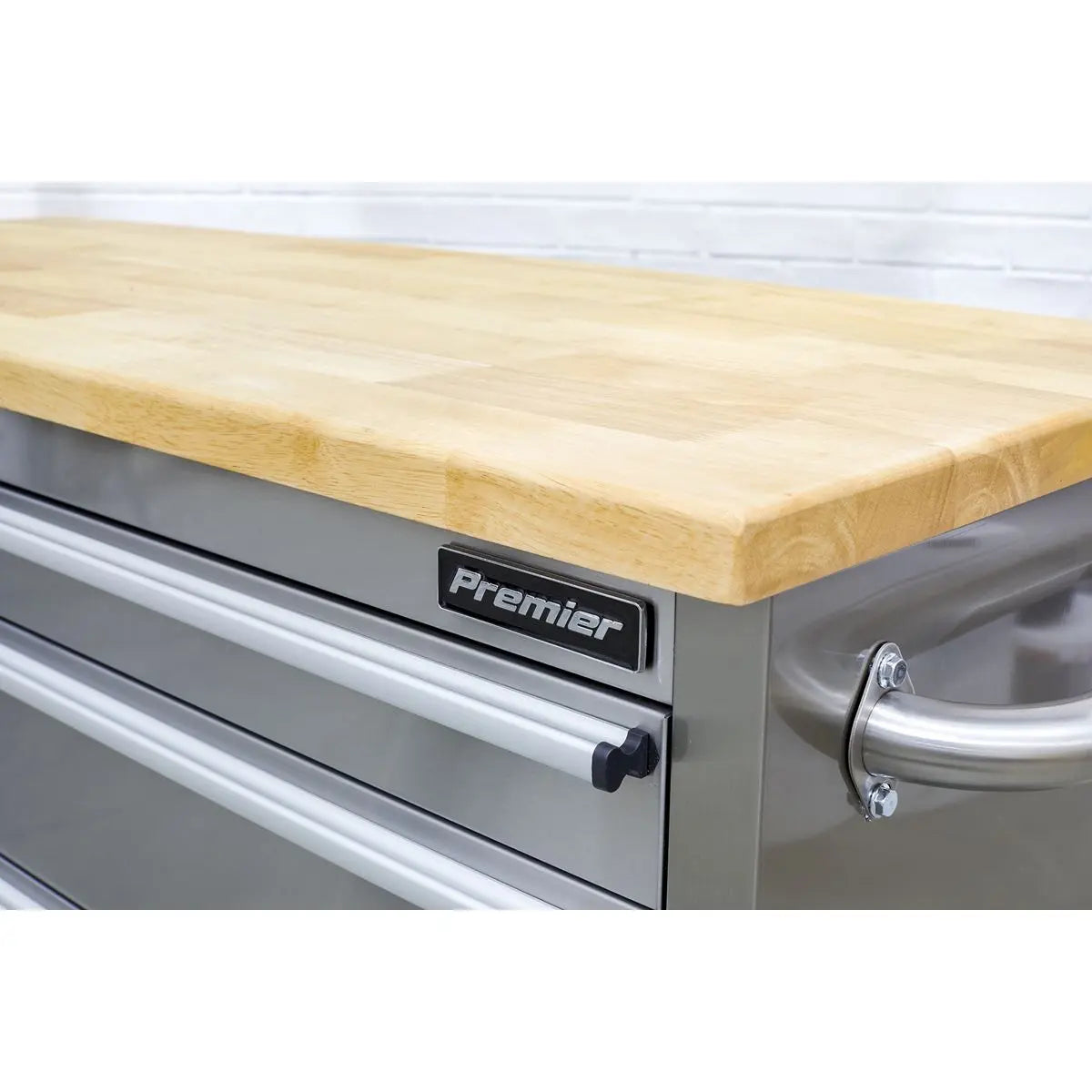 Sealey Premier Mobile Stainless Steel Tool Cabinet 4 Drawer 
