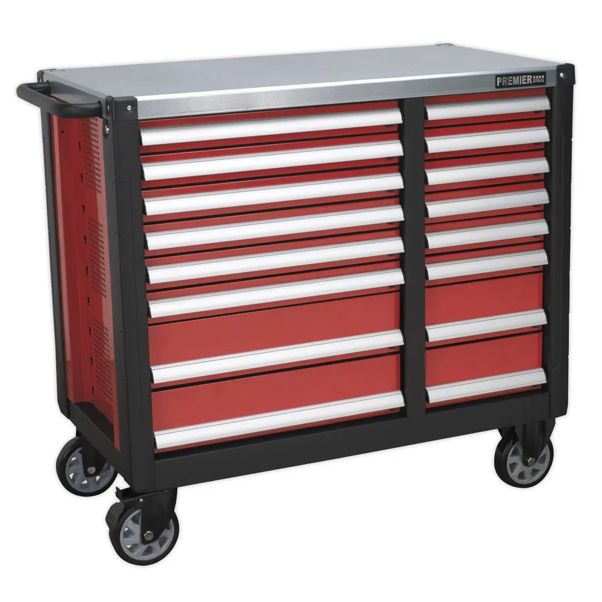 Sealey Premier Mobile Workstation 16 Drawer with Ball-Bearing Slides 