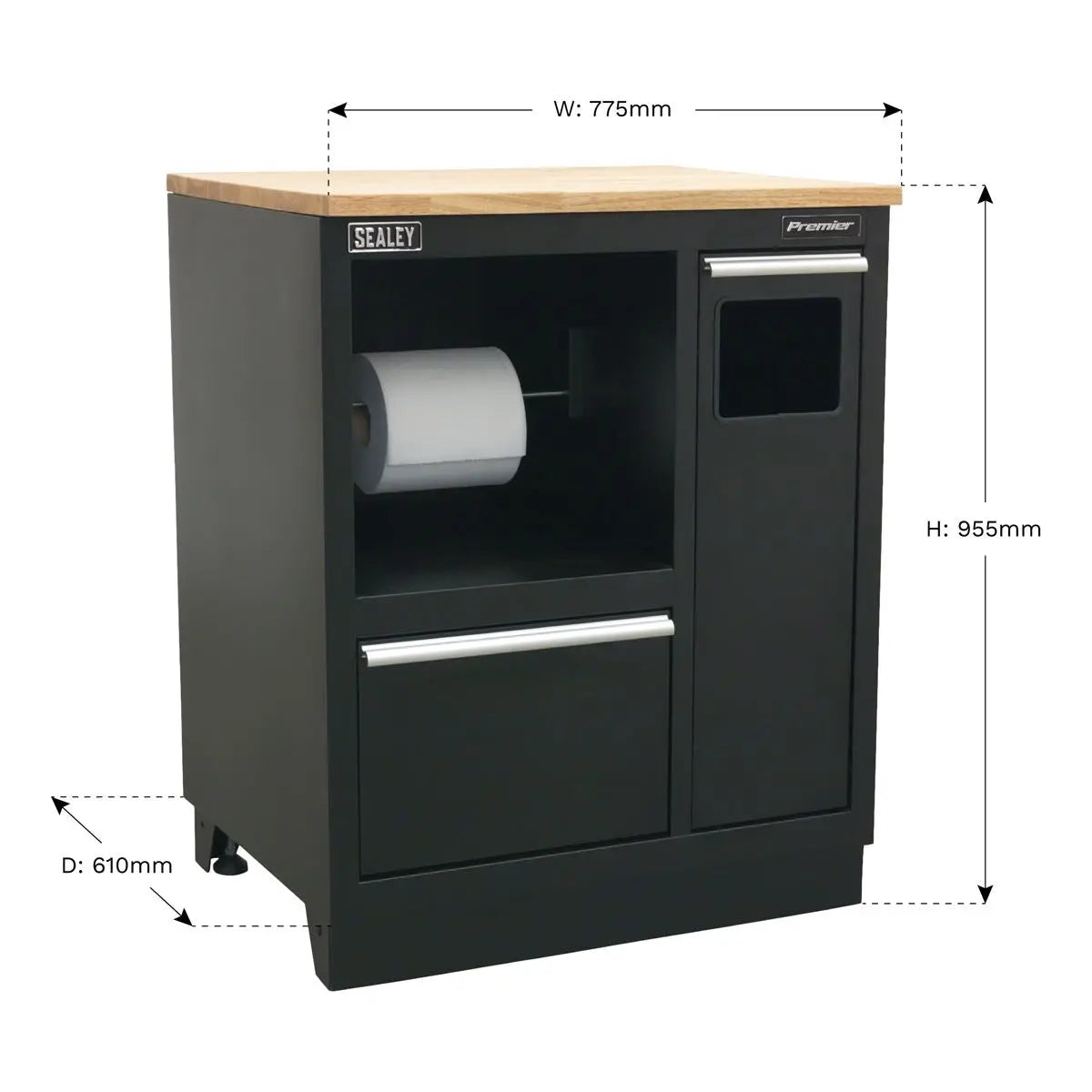 Sealey Premier Modular Floor Cabinet Multifunction 775mm Heavy-Duty 