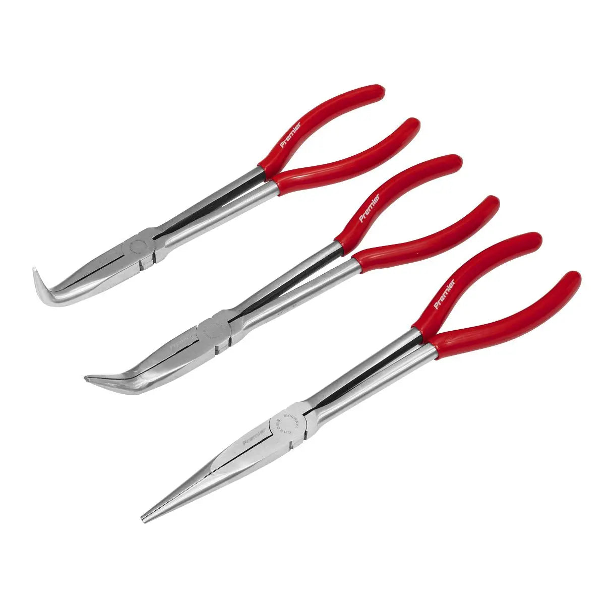Sealey Premier Needle Nose Pliers Set 3pc 280mm 