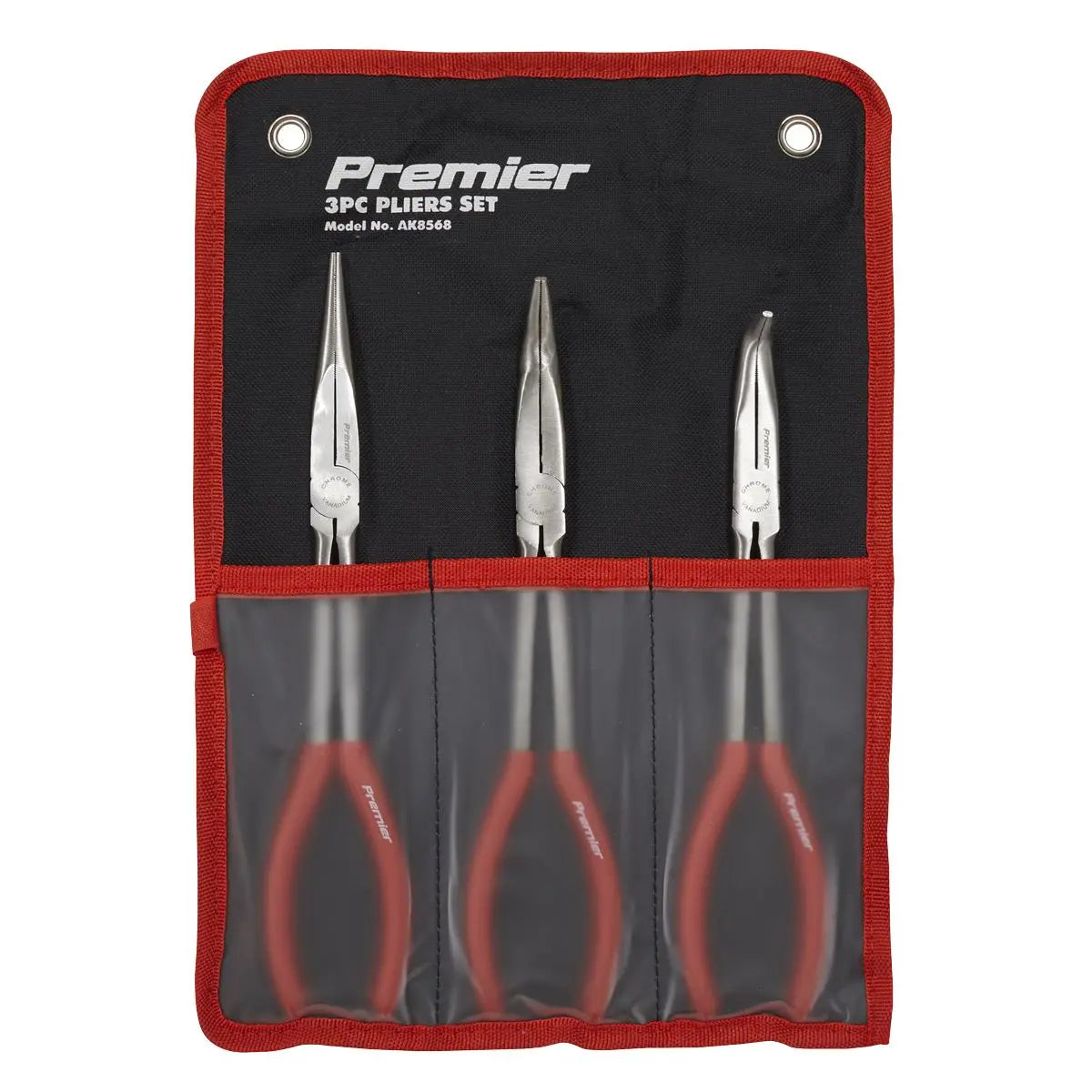 Sealey Premier Needle Nose Pliers Set 3pc 280mm 