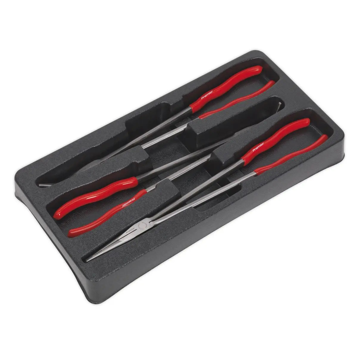 Sealey Premier Needle Nose Pliers Set 3pc Extra-Long 400mm 