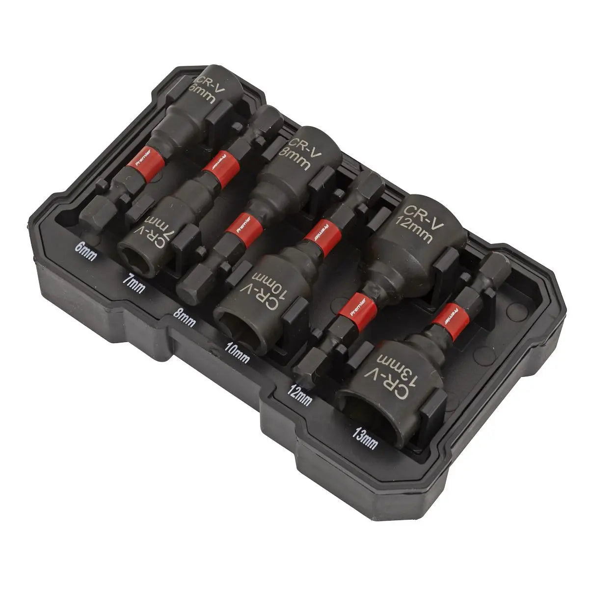 Sealey Premier Nut Driver Set 6pc Impact Grade 