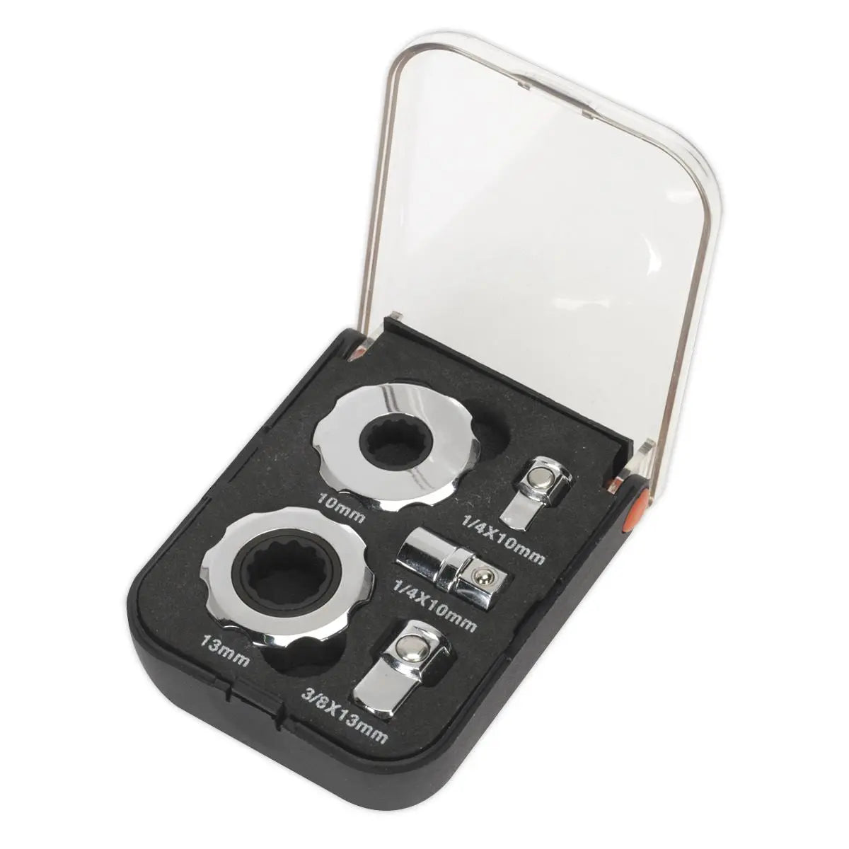 Sealey Premier Palm Ratchet Set 5pc 1/4" & 3/8"Sq Drive 