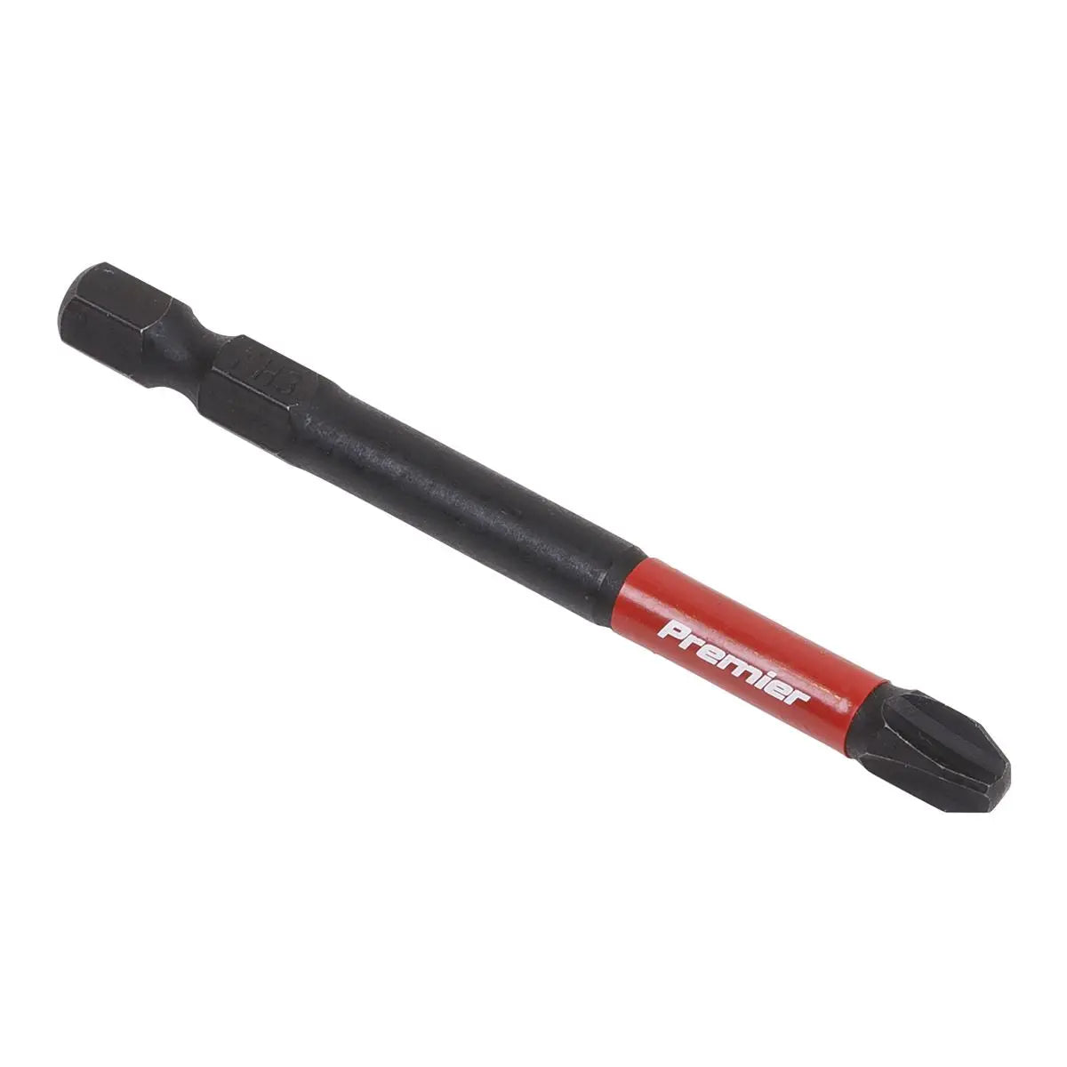 Sealey Premier Phillips #3 Impact Power Tool Bits 75mm - 3pc 