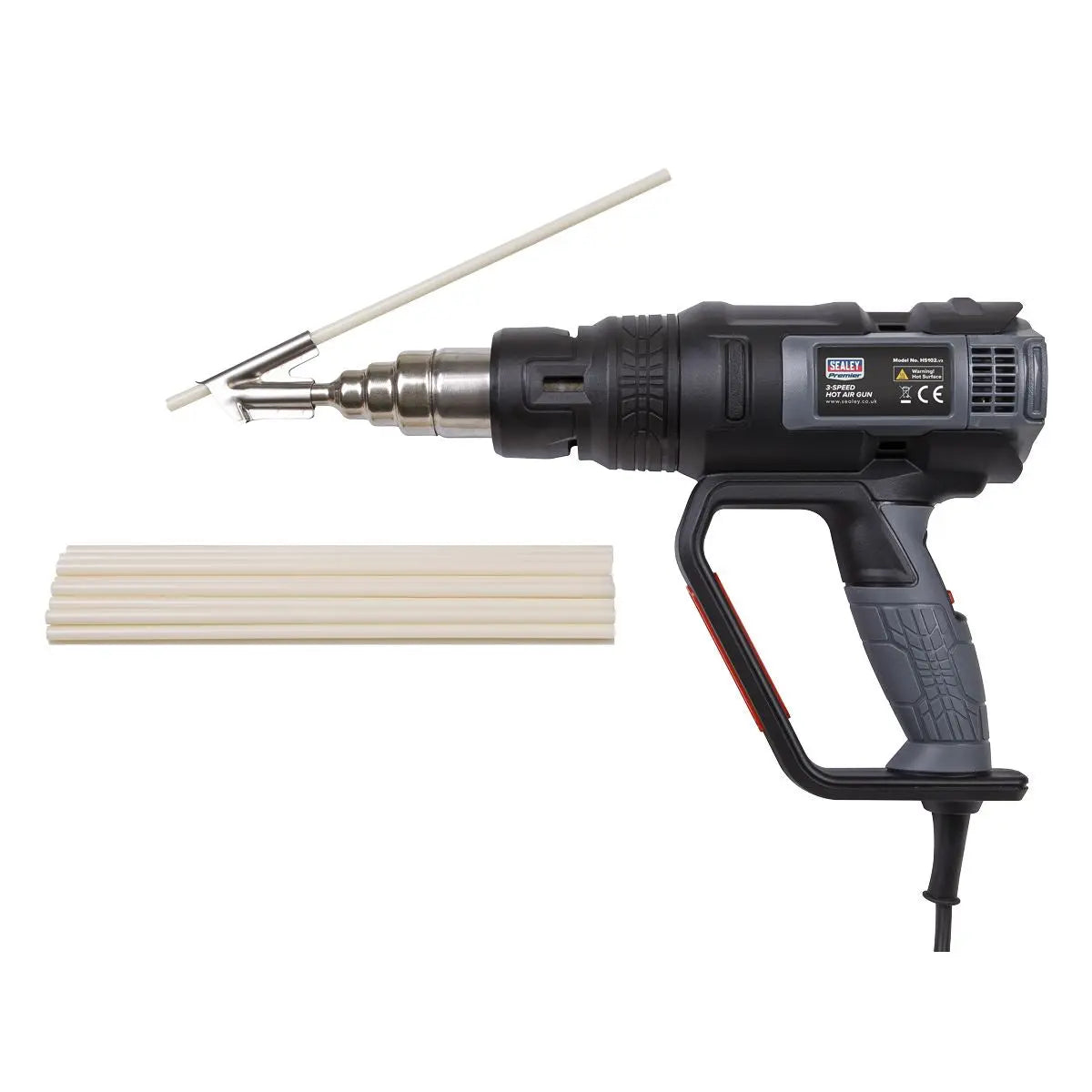 Sealey Premier Plastic Welding Kit including HS102 Hot Air Gun 