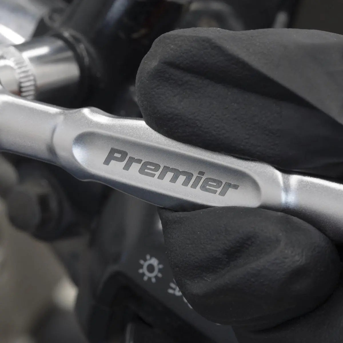 Sealey Premier Platinum Micro Ratchet Bit Driver & Wrench 1/4"Sq & 1/4"Hex Drive  White Rose Tools
