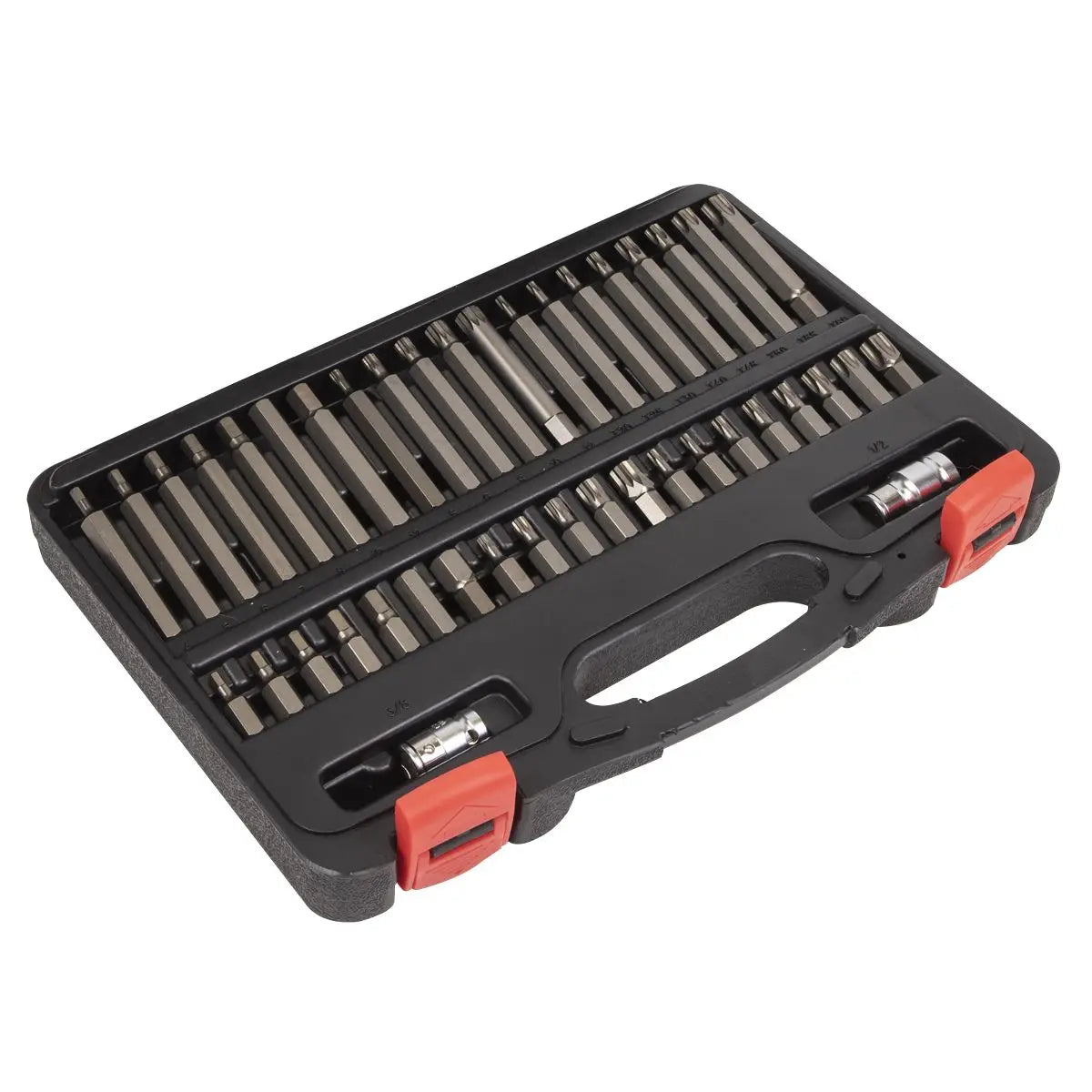 Sealey Premier Platinum TRX-Star*/Hex/Spline Bit Set 42pc 3/8" & 1/2"Sq Drive 