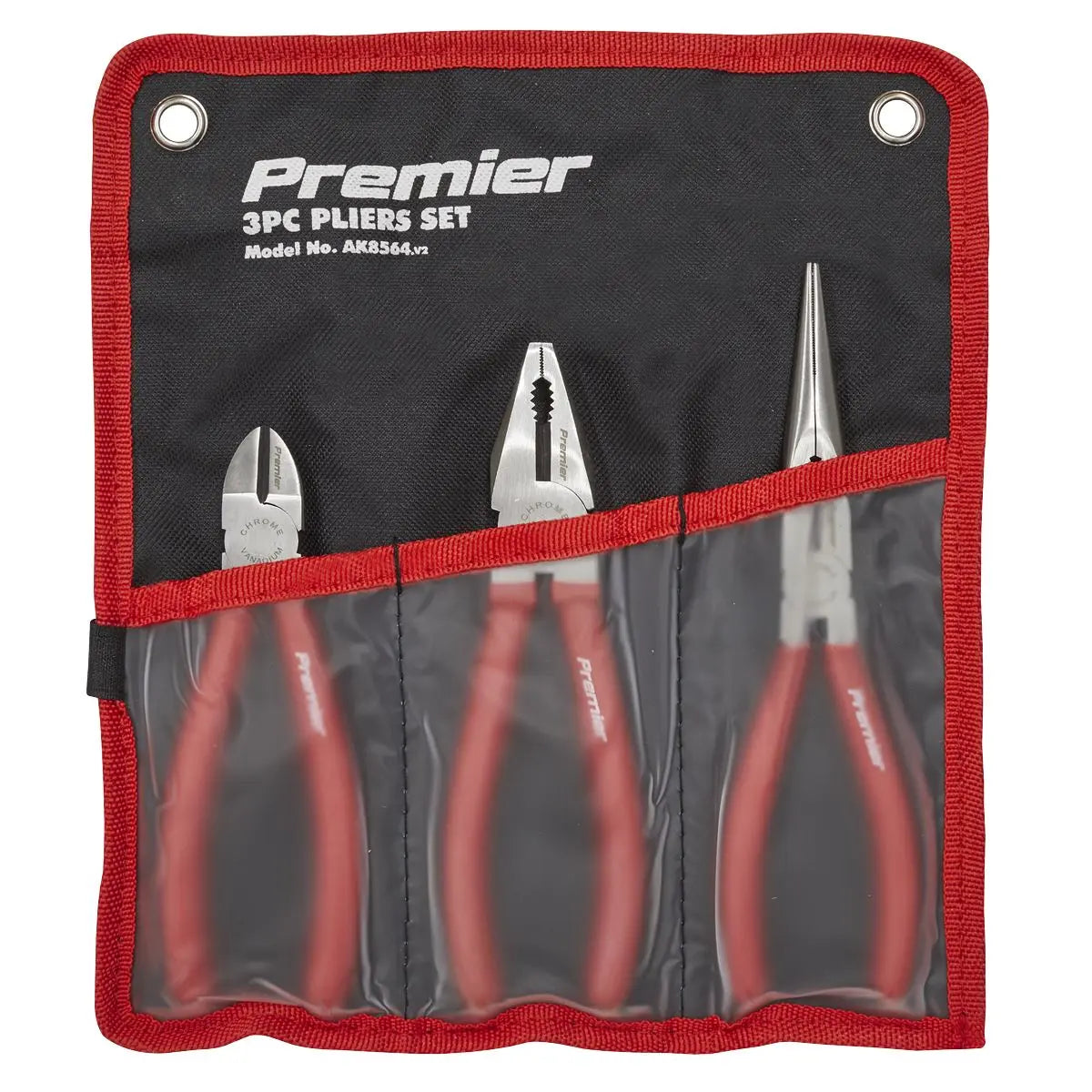 Sealey Premier Pliers Set 3pc 