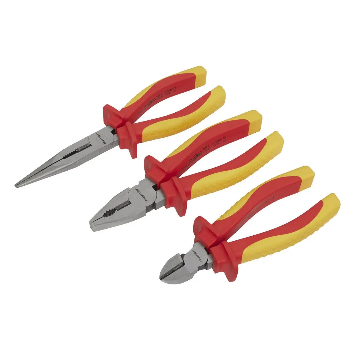 Sealey Premier Pliers Set 3pc VDE Approved 