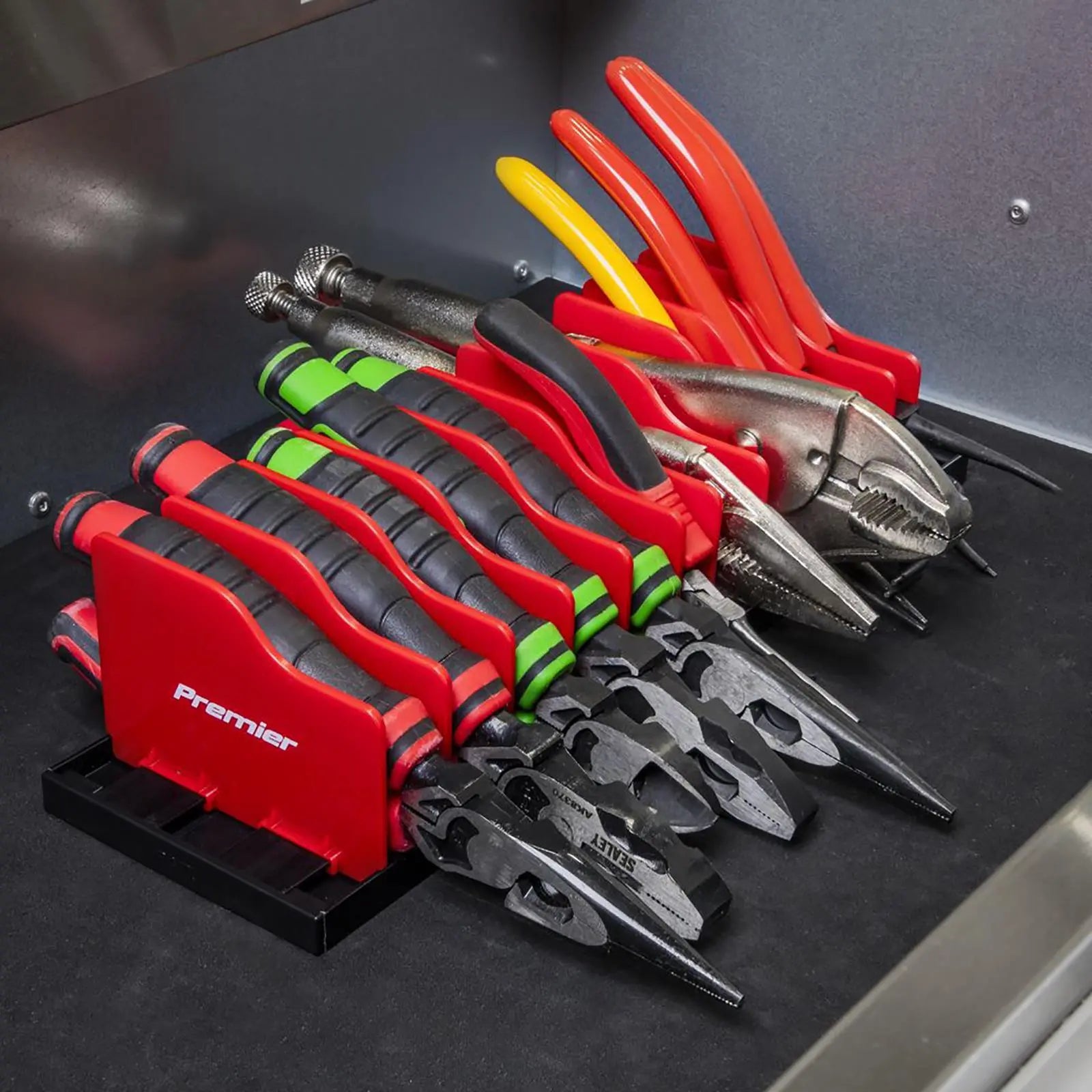 Sealey Premier Pliers Storage Racks with Adjustable Dividers 