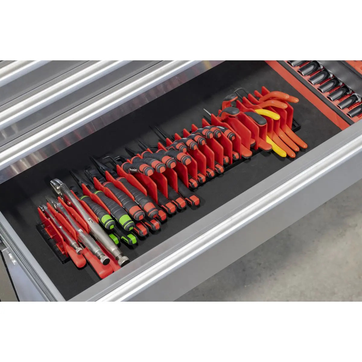 Sealey Premier Pliers Storage Racks with Adjustable Dividers 