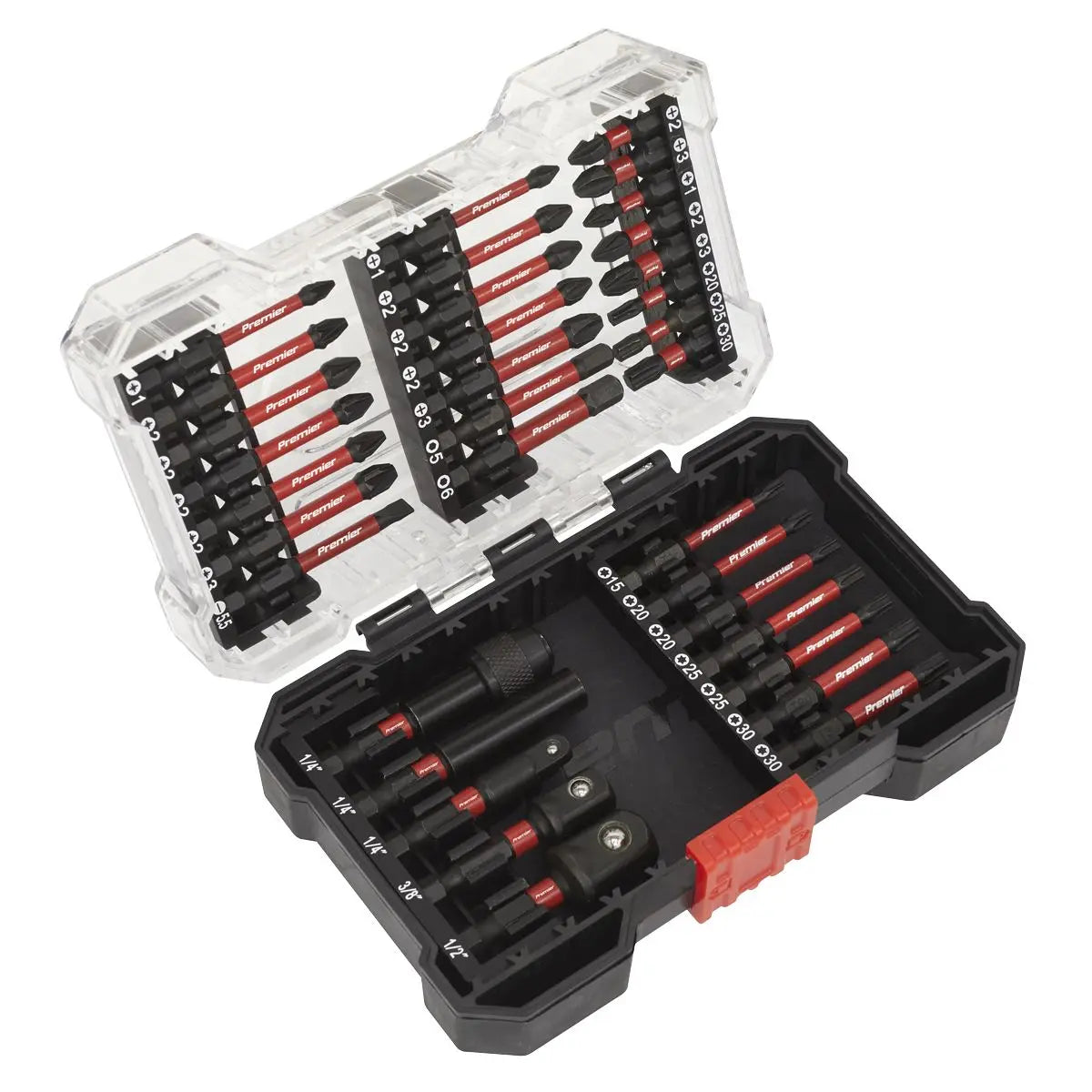 Sealey Premier Power Tool Bit Set 34pc Impact Grade 