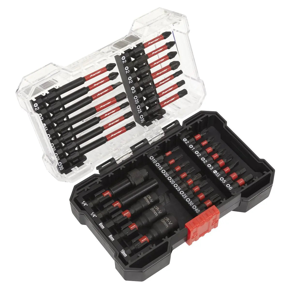 Sealey Premier Power Tool Bit Set 35pc Impact Grade 