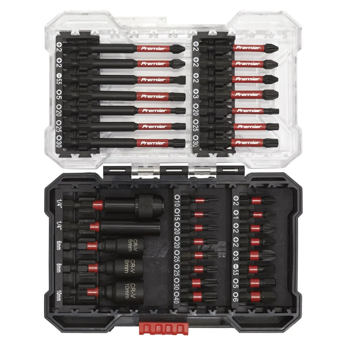 Sealey Premier Power Tool Bit Set 35pc Impact Grade 