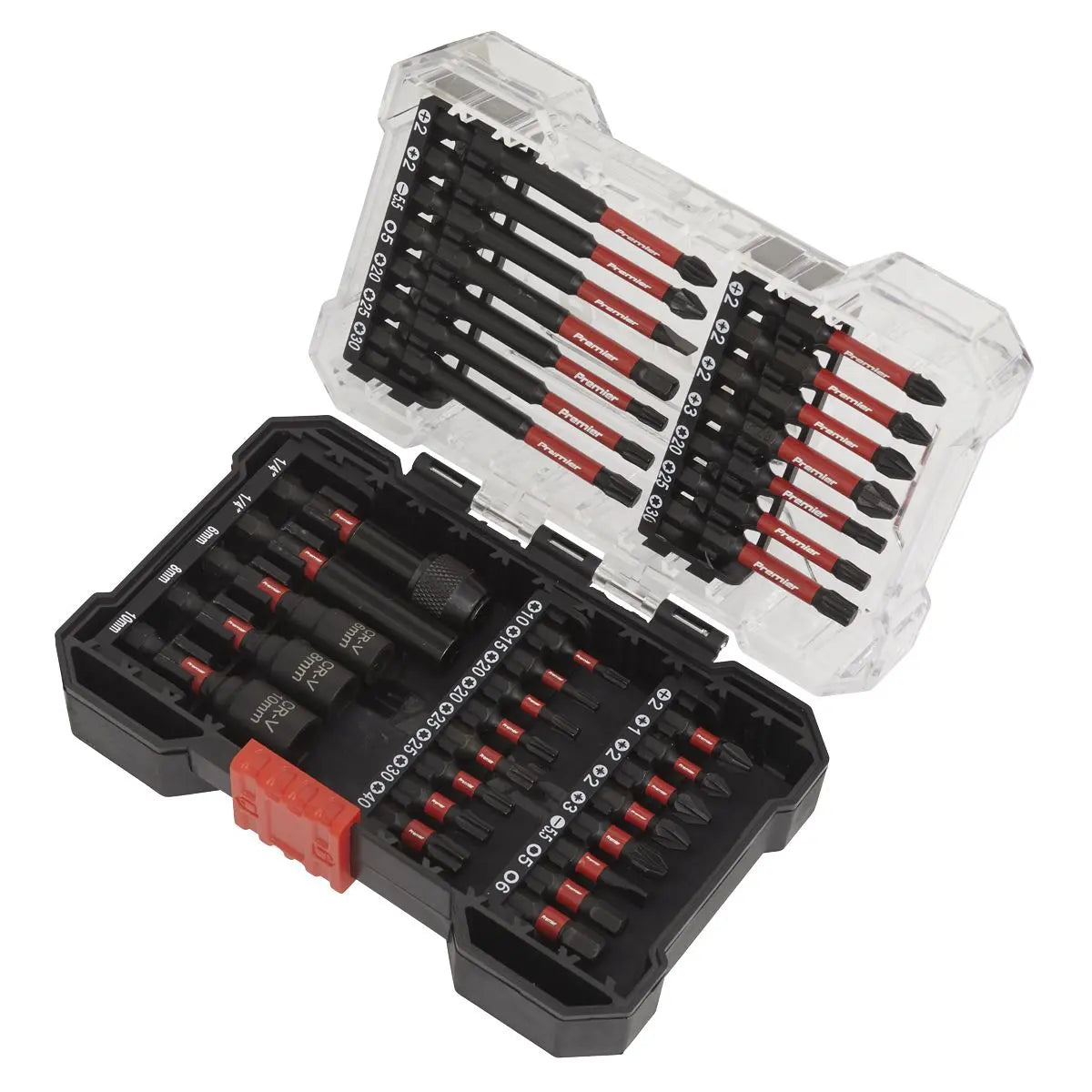 Sealey Premier Power Tool Bit Set 35pc Impact Grade 