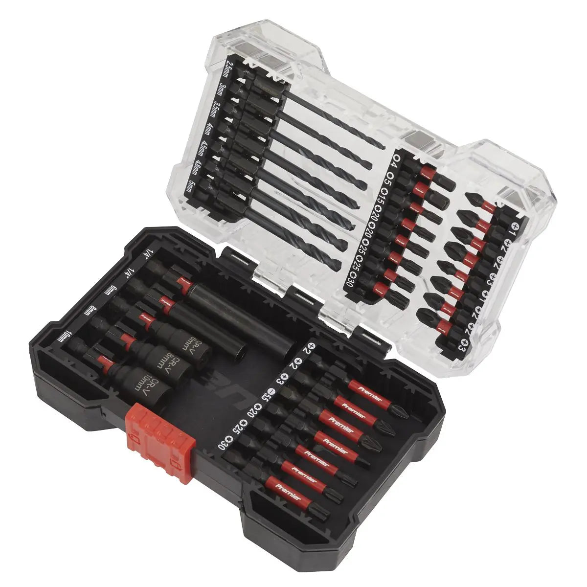 Sealey Premier Power Tool Bit Set 35pc Impact Grade 