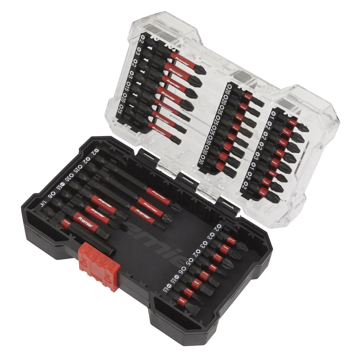 Sealey Premier Power Tool Bit Set 38pc Impact Grade 
