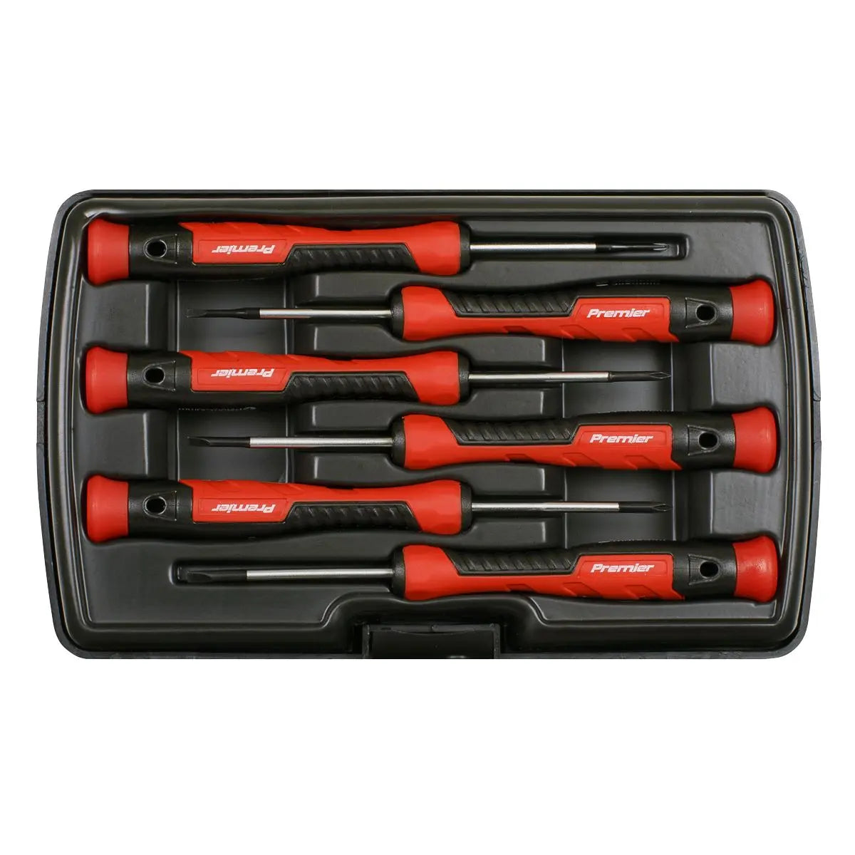 Sealey Premier Precision Screwdriver Set 6pc  White Rose Tools