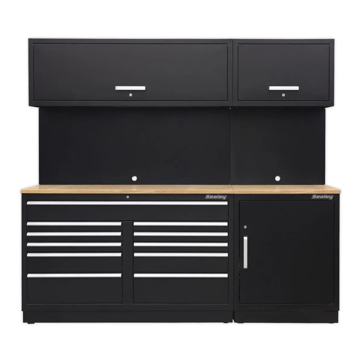 Sealey Premier Premier 2.3m Storage System - Oak Worktop 