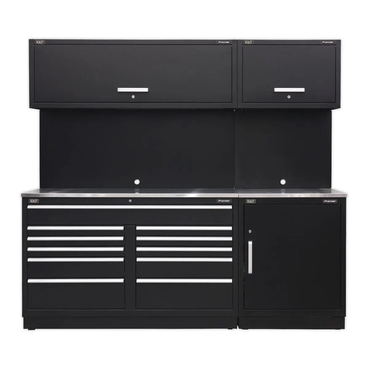Sealey Premier Premier 2.3m Storage System - Stainless Worktop 
