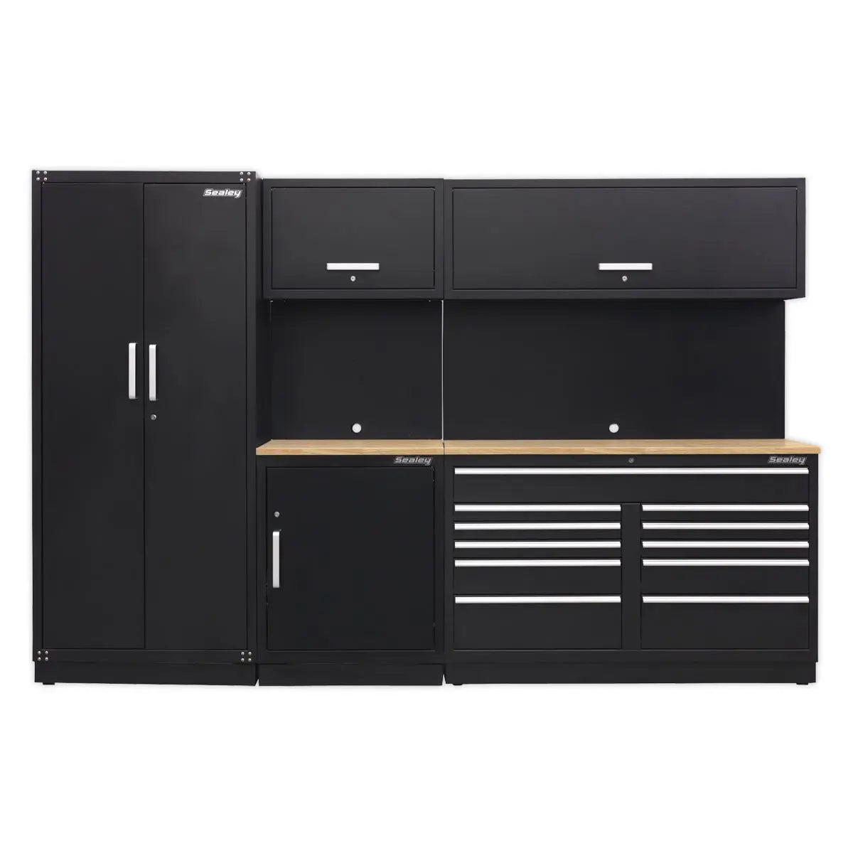 Sealey Premier Premier 3.3m Storage System - Oak Worktop 