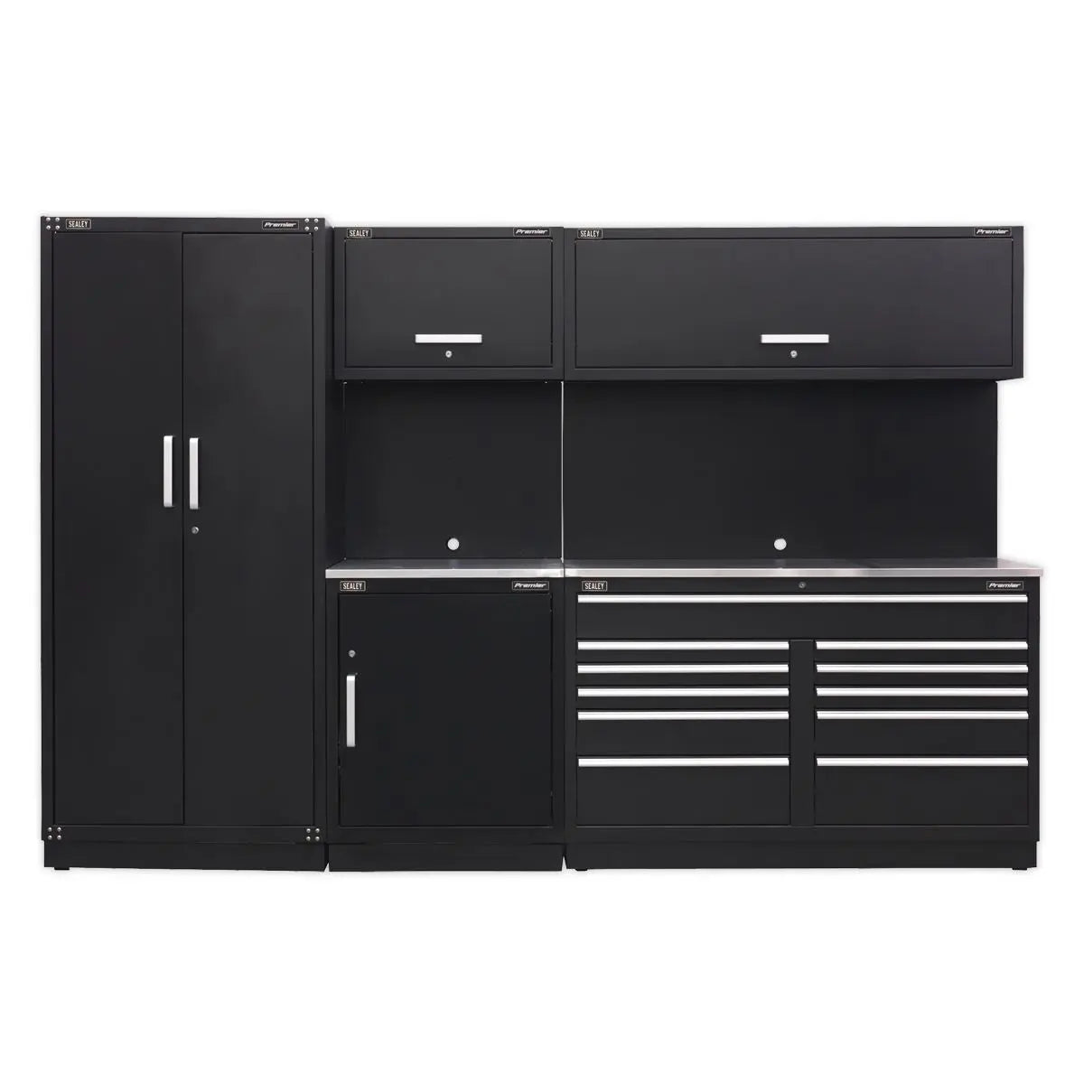 Sealey Premier Premier 3.3m Storage System - Stainless Worktop 