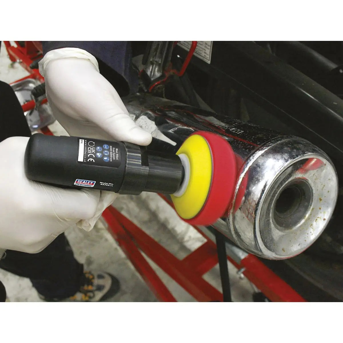 Sealey Premier Premier Composite Mini Air Polisher Ø75mm 