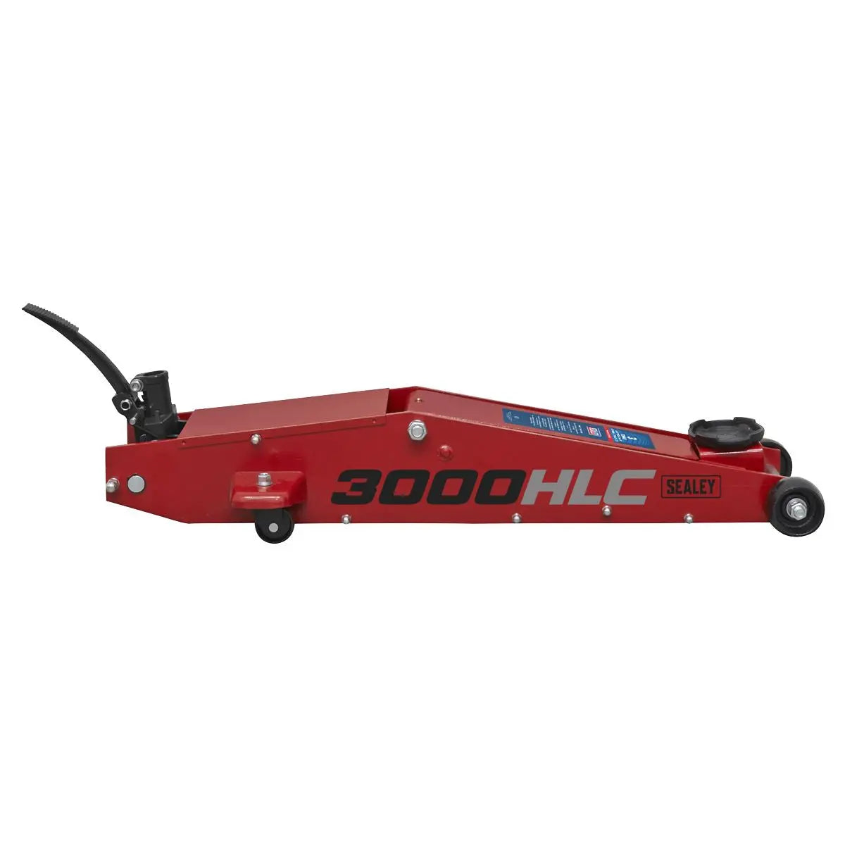 Sealey Premier Premier Long Reach High Lift Trolley Jack 3 Tonne 