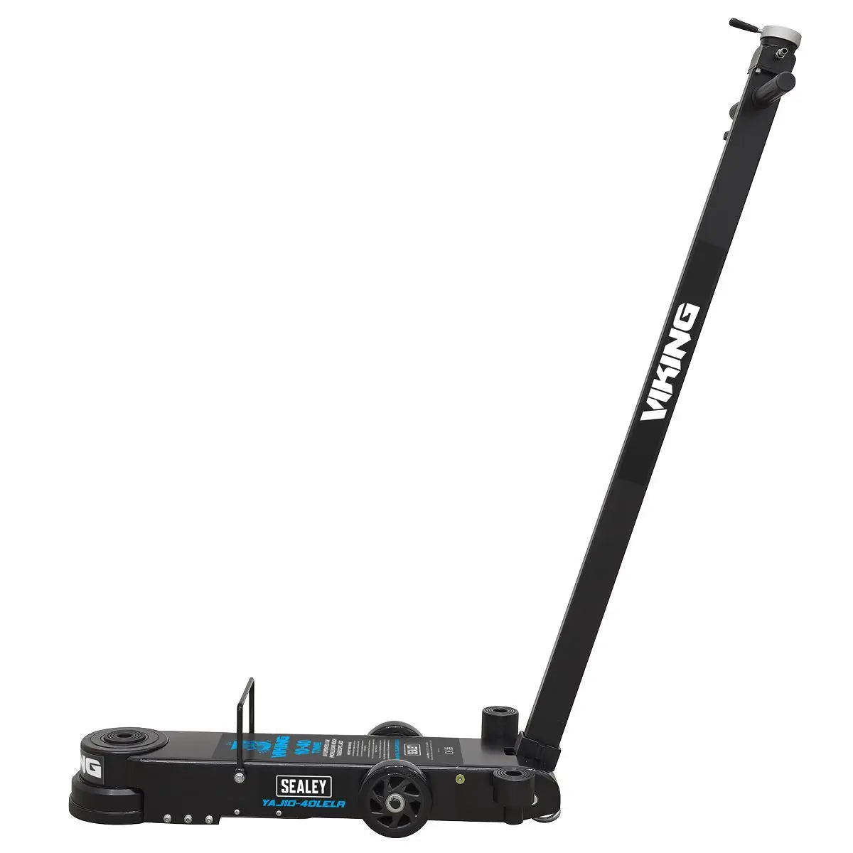 Sealey Premier Premier Long Reach/Low Profile Air Operated Telescopic Jack 10-40 Tonne  White Rose Tools