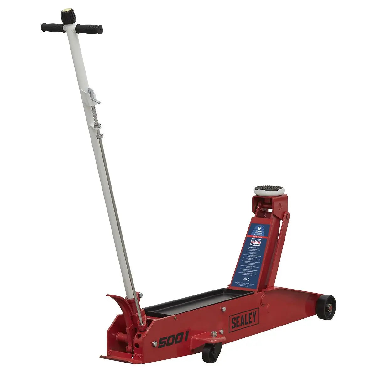 Sealey Premier Premier Long Reach Trolley Jack 5 Tonne 
