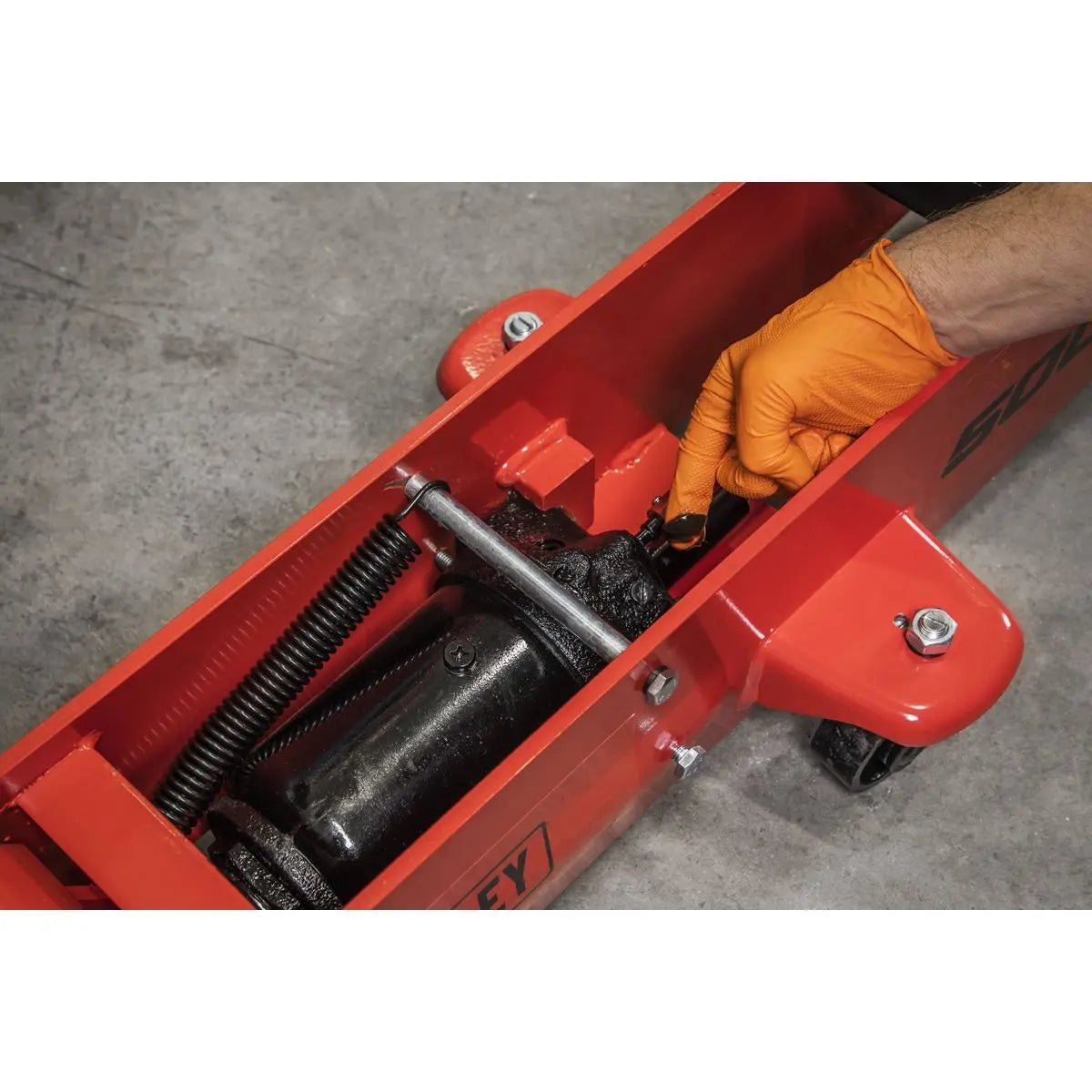 Sealey Premier Premier Long Reach Trolley Jack 5 Tonne 