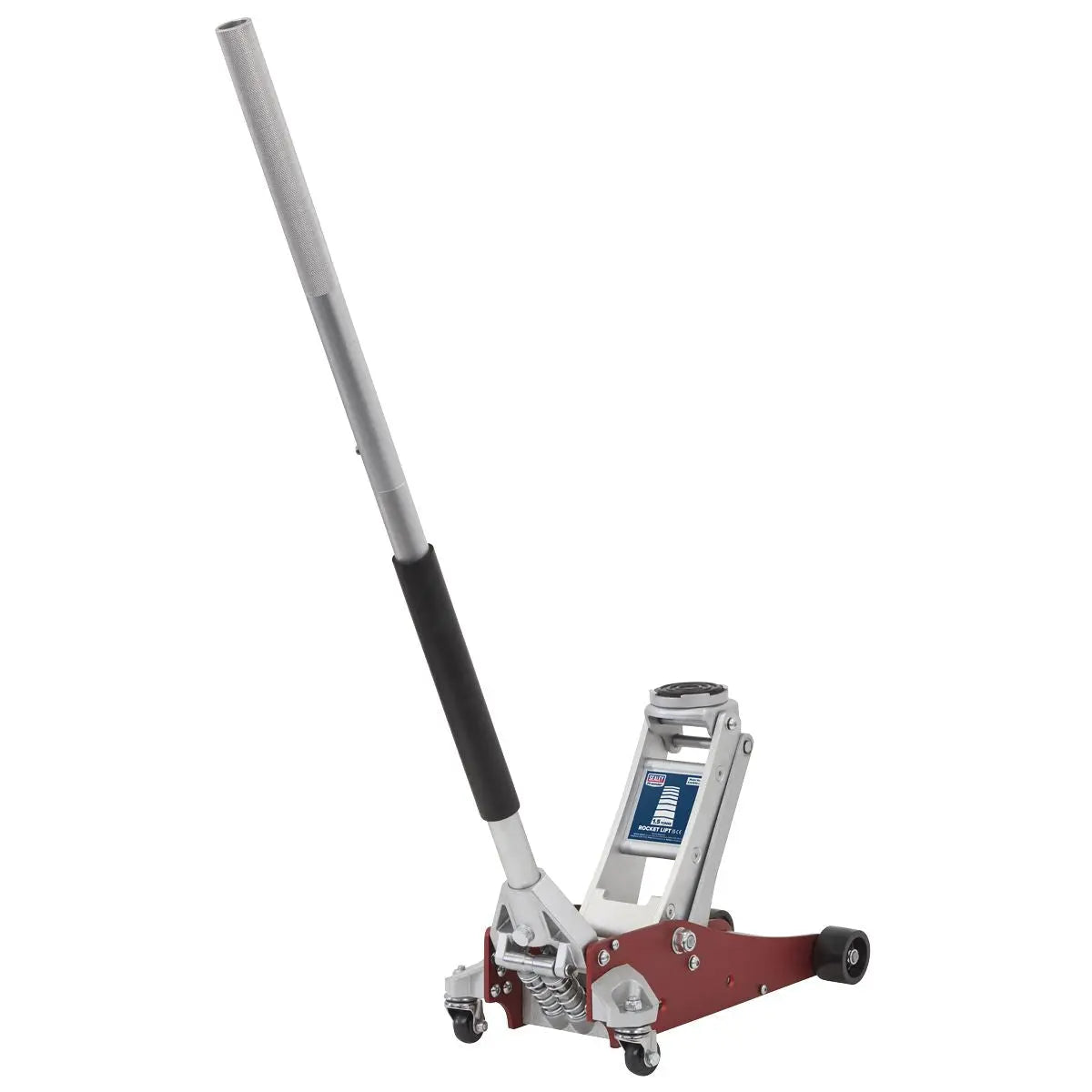 Sealey Premier Premier Low Profile Aluminium Trolley Jack with Rocket Lift 1.5 Tonne 