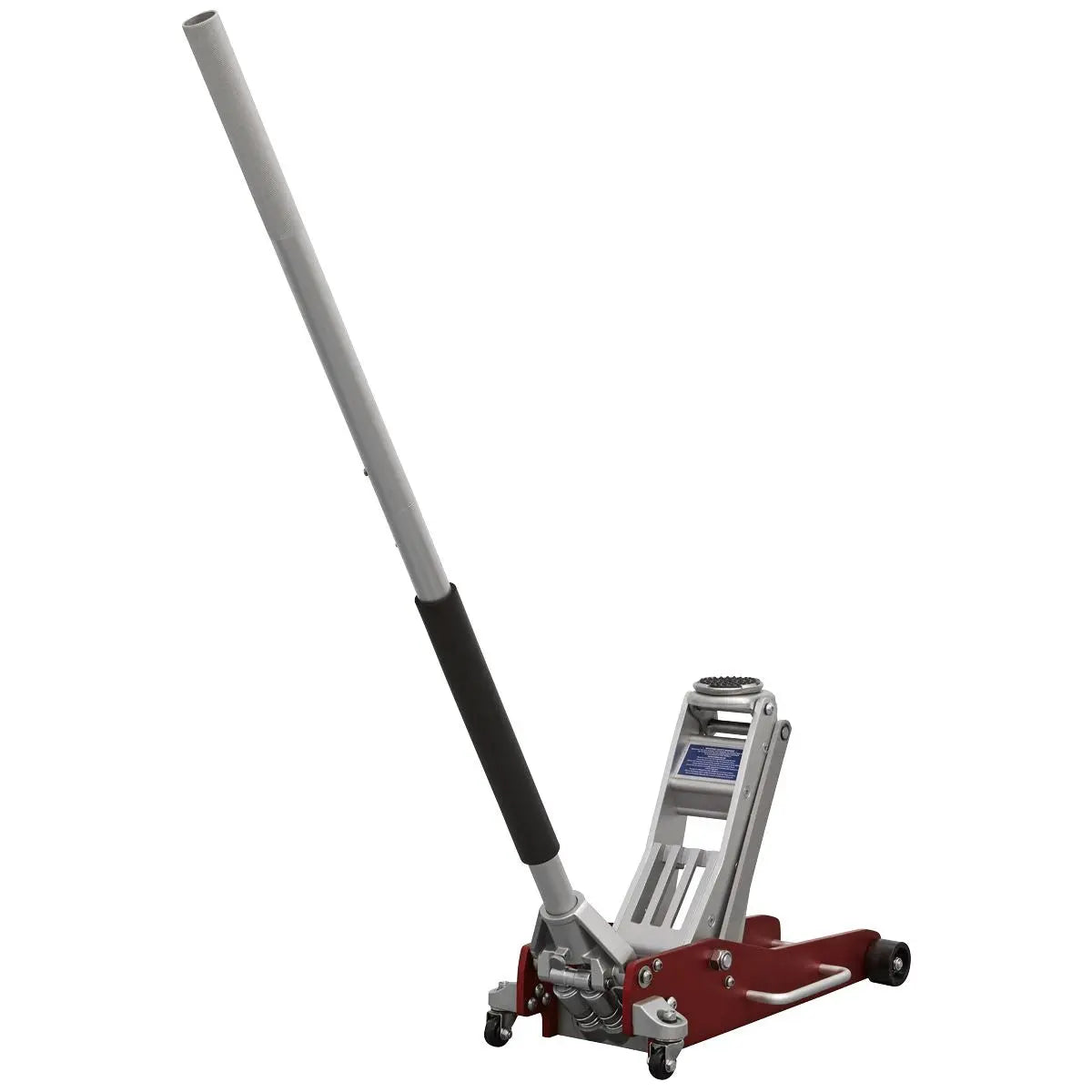 Sealey Premier Premier Low Profile Aluminium Trolley Jack with Rocket Lift 2.5 Tonne  White Rose Tools