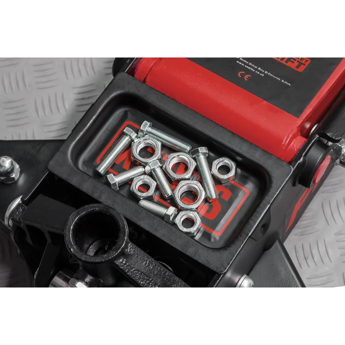 Sealey Premier Premier Low Profile Trolley Jack with Rocket Lift 3 Tonne - Red 