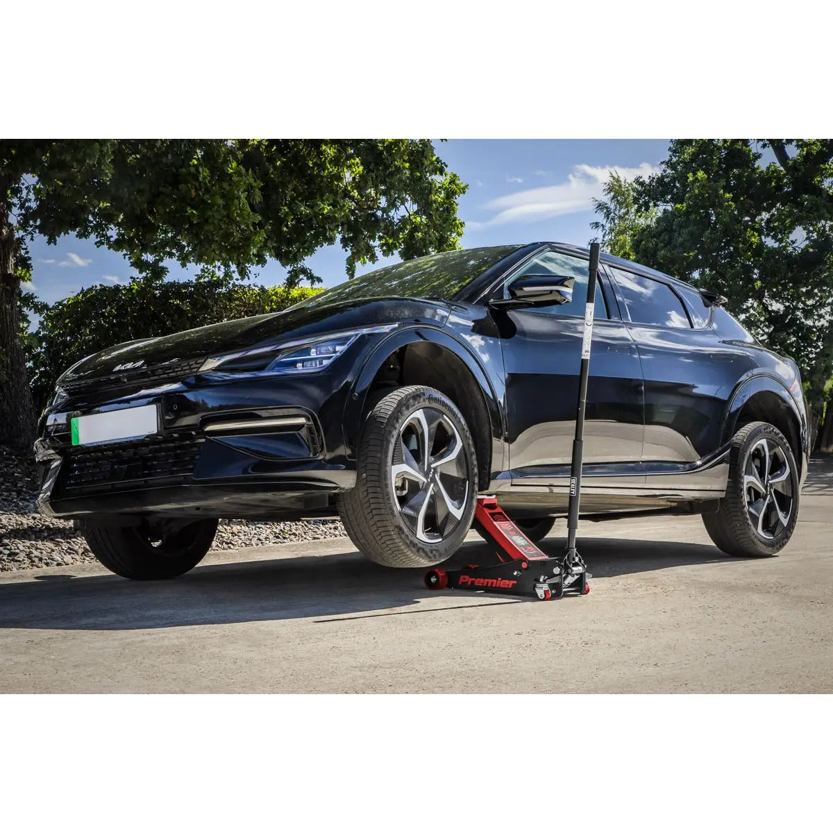 Sealey Premier Premier Low Profile Trolley Jack with Rocket Lift 4 Tonne - Red 