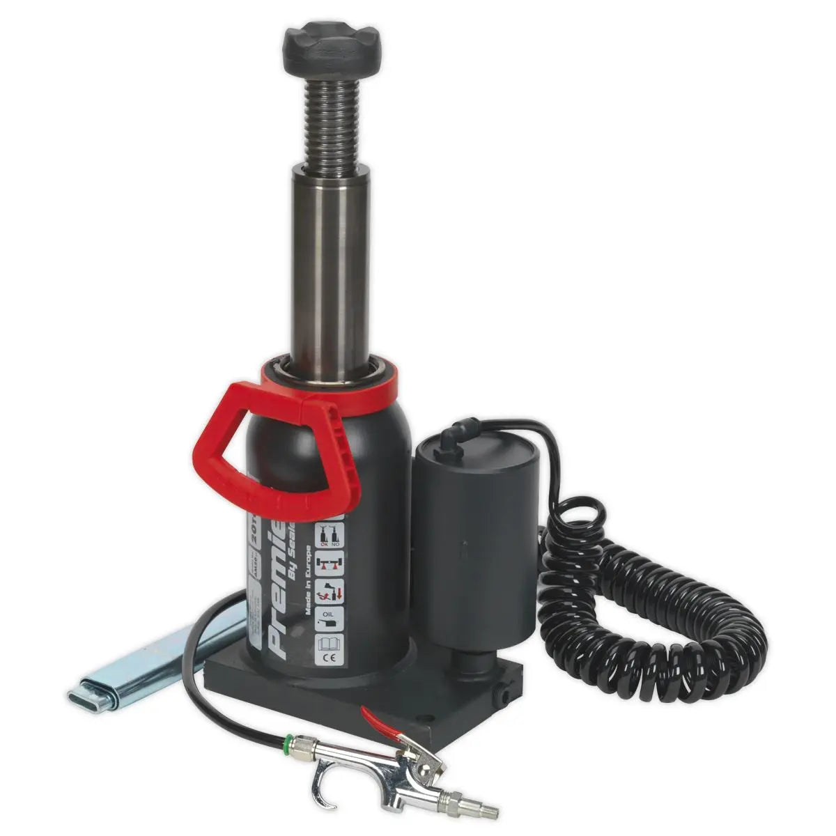 Sealey Premier Premier Manual/Air Hydraulic Bottle Jack 20 Tonne 