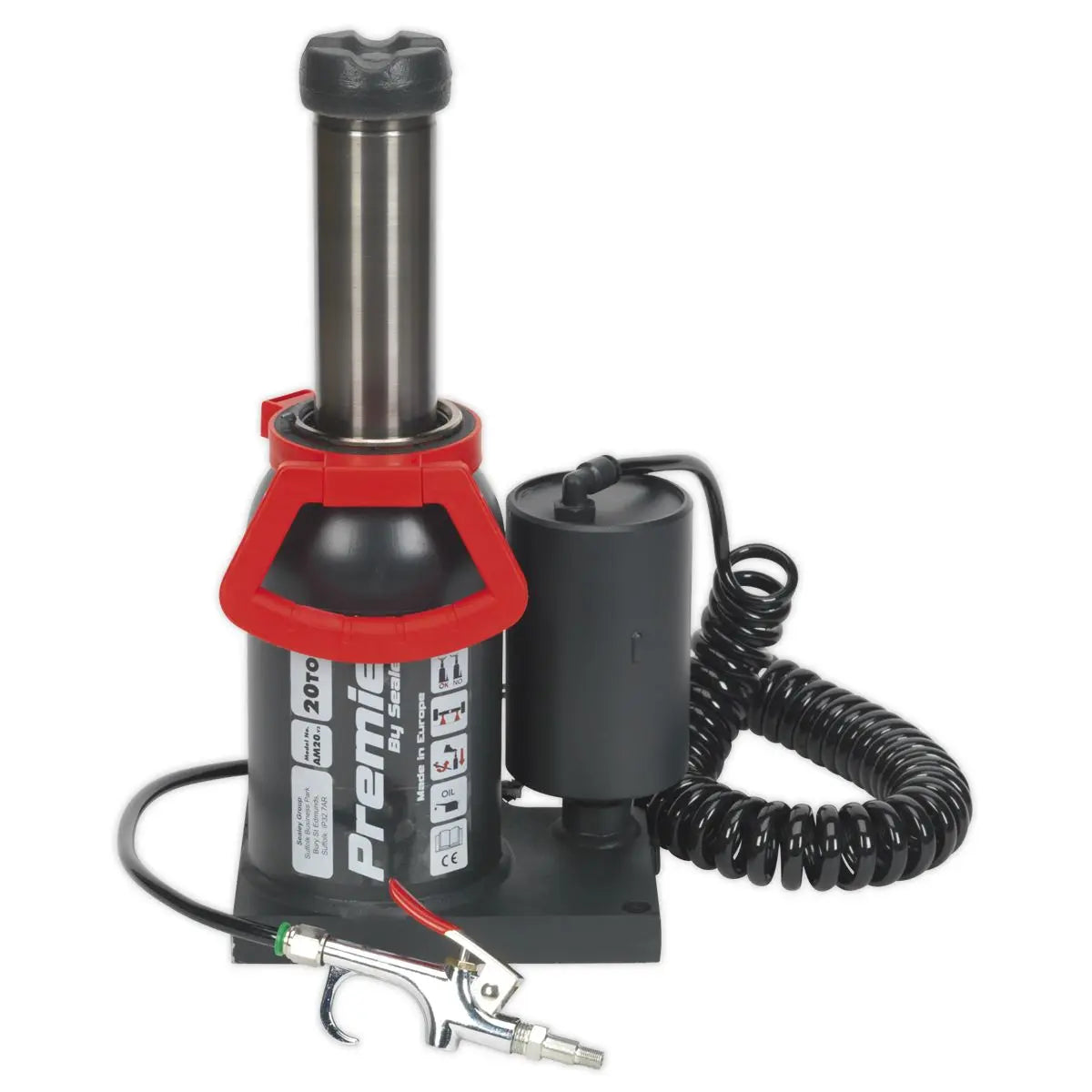 Sealey Premier Premier Manual/Air Hydraulic Bottle Jack 20 Tonne 