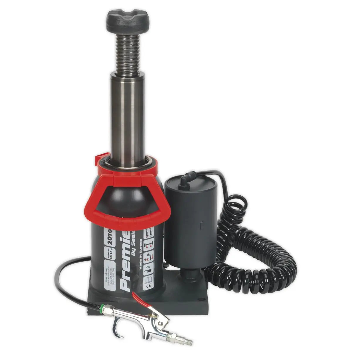 Sealey Premier Premier Manual/Air Hydraulic Bottle Jack 20 Tonne 