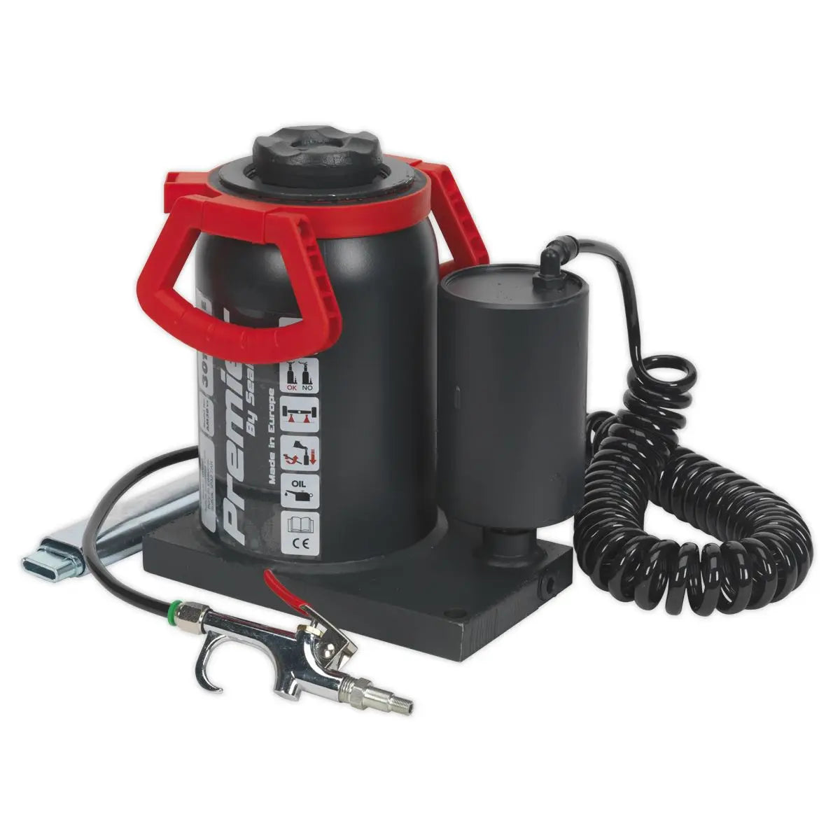 Sealey Premier Premier Manual/Air Hydraulic Bottle Jack 30 Tonne 