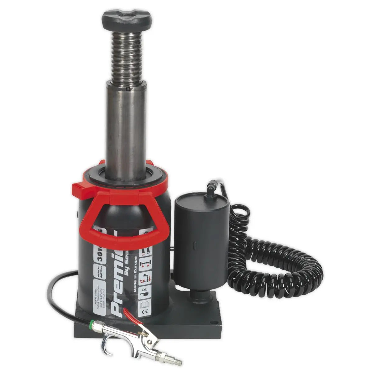 Sealey Premier Premier Manual/Air Hydraulic Bottle Jack 30 Tonne 