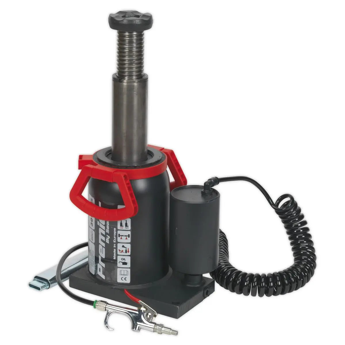 Sealey Premier Premier Manual/Air Hydraulic Bottle Jack 30 Tonne 