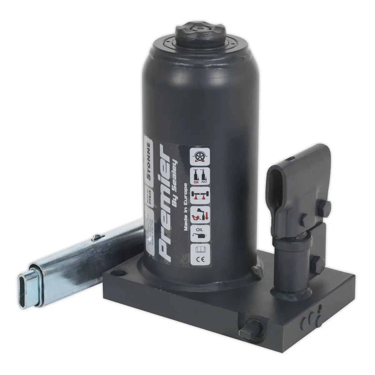 Sealey Premier Premier Telescopic Bottle Jack 5 Tonne 